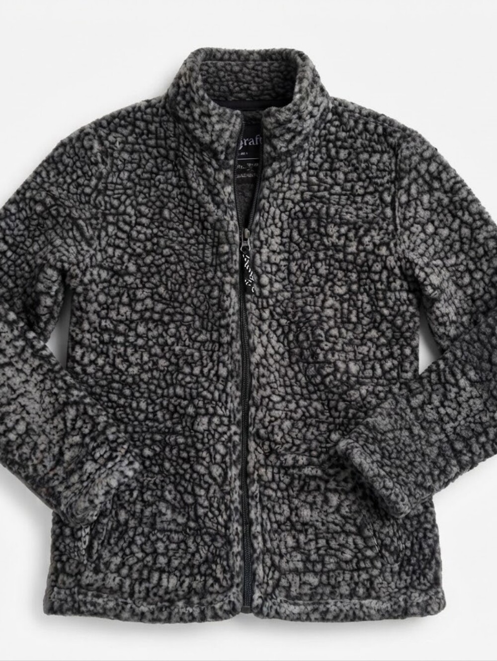 Kid's Charcoal Sherpa Teddy Jacket